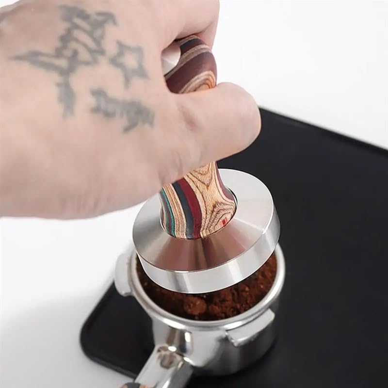Pressino for caffè Martello for polvere for caffè espresso in legno Strumento for barista in acciaio