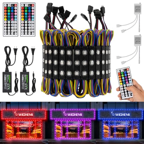 Image of WICHEMI Storefront LED Lights for Business Window Lights LED Modules 80FT