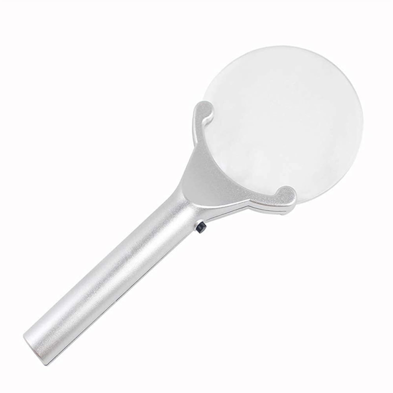 Frameless Magnifying Glass Magnifier Magnifying Glass With 2.5X & 6X Magnifying Lens And Light Led Magnifier Rectangular Handheld Magnifier For Books Jewellery Making Coin Examining