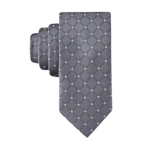 Haggar Mens Grid Pattern Self-tie Necktie