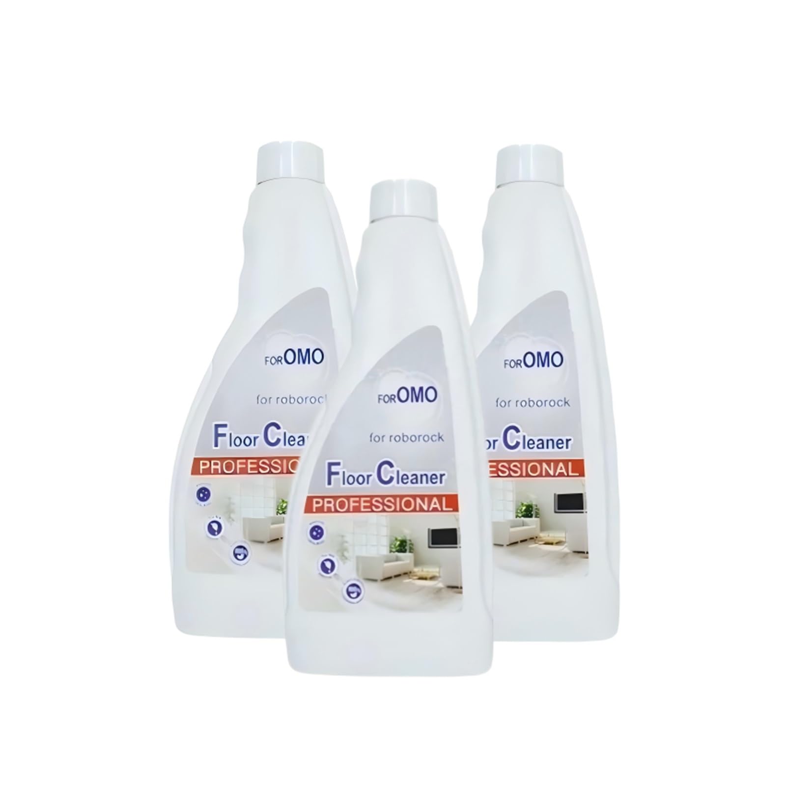 480 Ml Bodenreinigungslösung, Kompatibel Mit Roborock OMO Joint Bodenreinigungsflüssigkeitslösung S8 Pro Ultra/S8/S8+/Q5/Q7 Series/S7 Max Ultra/S7MaxV Plus(3pcs)