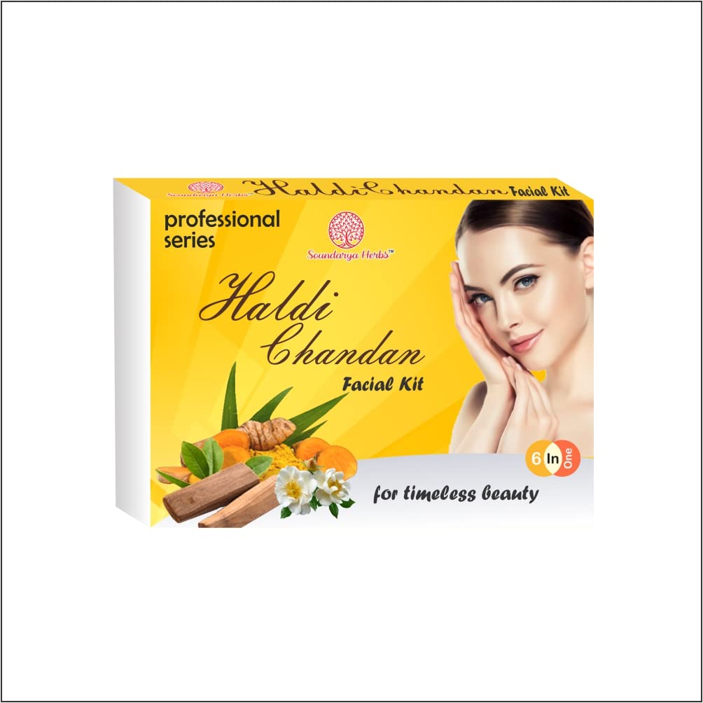 Soundarya HerbsHaldi Chandan Facial Kit-140g