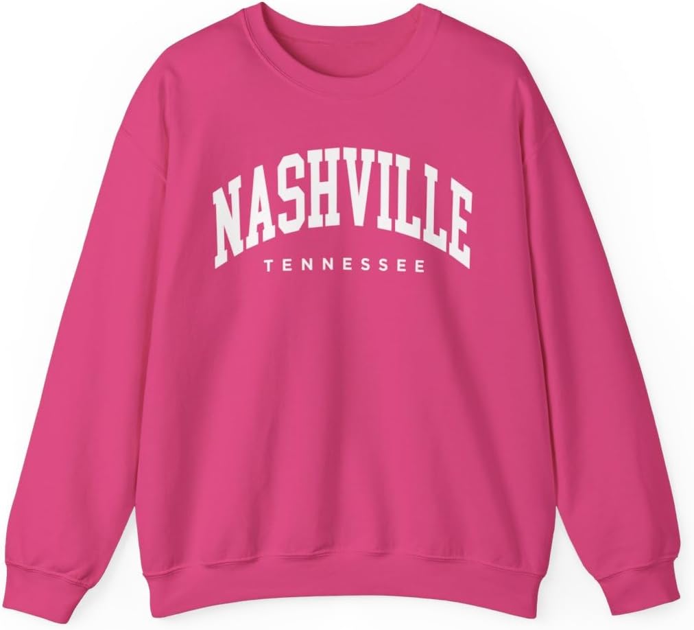 Nashville Tennessee Adult Unisex Crewneck Sweatshirt