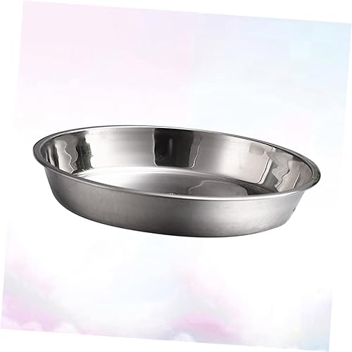 Miniatura 7 de Unomor Platos redondos de acero inoxidable Plato de joyería Plato redondo Bandeja de joyería Plato de joyería Platos de acero inoxidable Plato