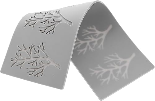 VILLCASE Moldes de silicona de hojas huecas para chocolate, molde de silicona 3D, molde de árbol de caramelo de chocolate para decoración de