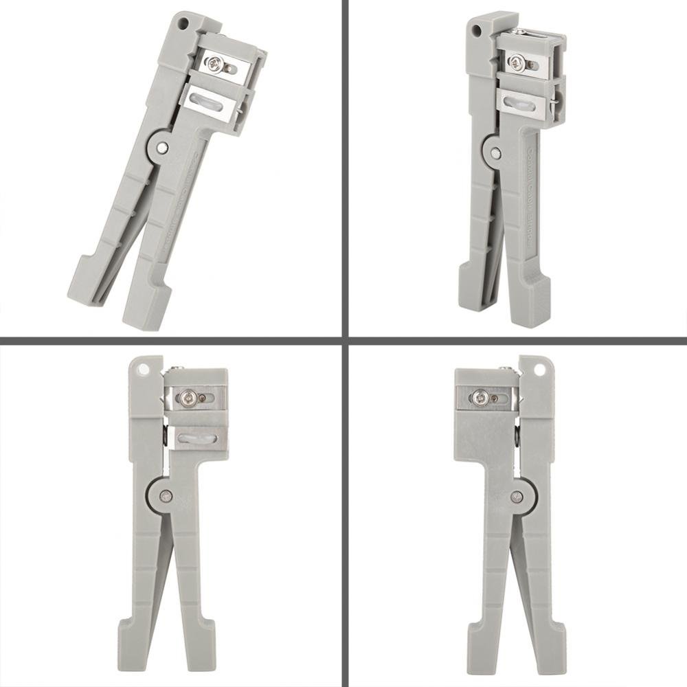 Akozon Fiber Optic Jacket Stripper 45-163 45-162 Utensile per Tagliare Cavi con Cavo Coassiale(45-162)