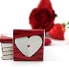Dark Brown Chocolates & Confections 48 Madlen Chocolates with HEART Pattern, Dark and Milky