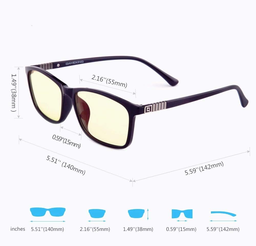 Blue Light Glasses for Woman, Blue Light Glasses Men Bluelight Blocking Glasses Eyeglasses for Reading Gaming - Image 5