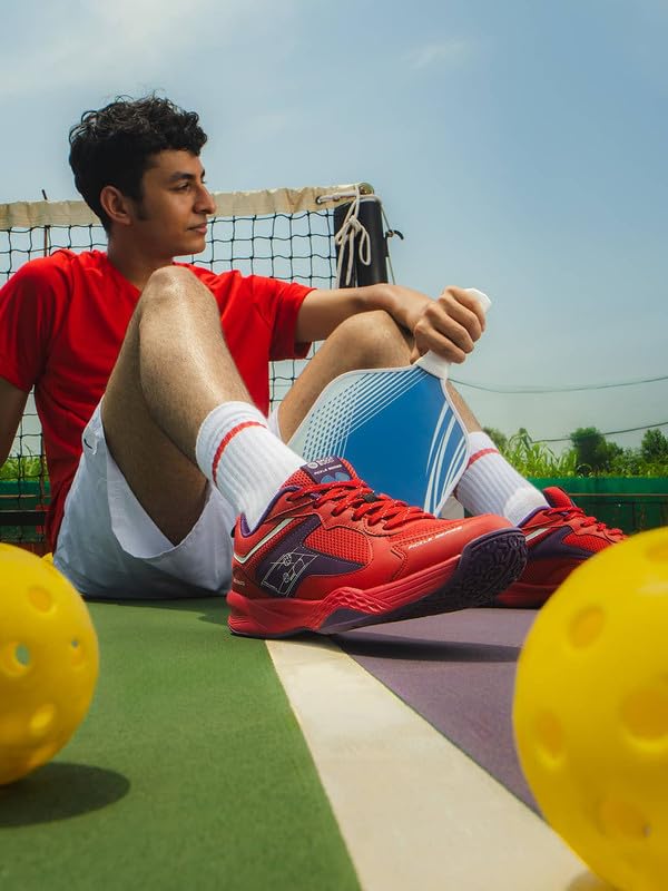 Image of Bacca Bucci Pickle Series Court Sneakers with Ortholite Eco Insoles Serve Style & Smash Comfort-India's First Co-Branded Pickleball Sneakers