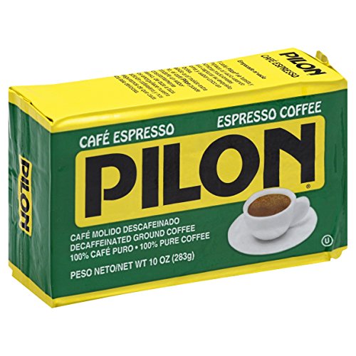 Pilon Decaffeinated Espresso Coffee, 10 Ounce (Pack of 12)