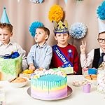 Birthday Boy Hat, Prince Crown Birthday Boy Party Accessory Supplies King Crown Boys Birthdays Party Dress-Up Set for Boys Birthdays Party Decoration - Image 5