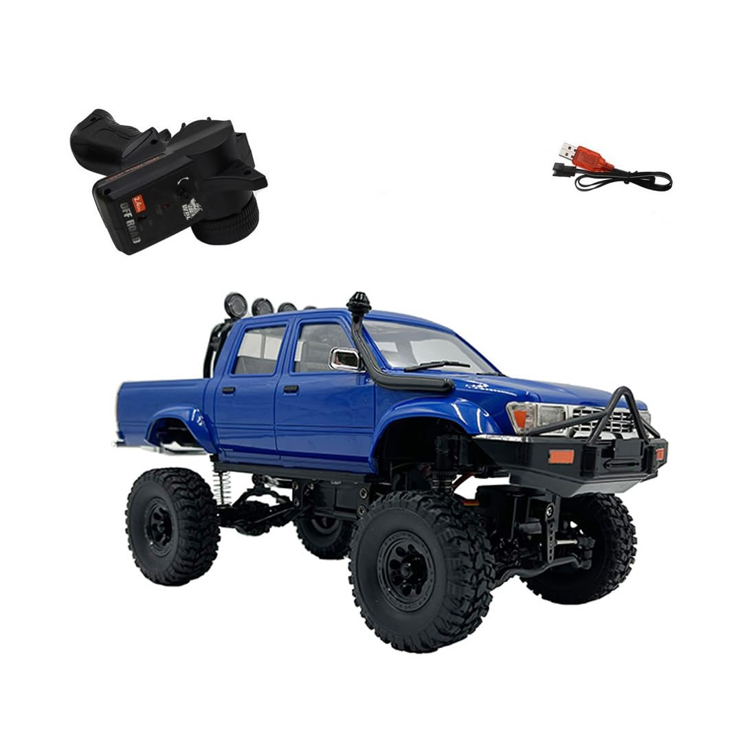 Amazon.co.jp: RTRHOBBY WPL C64-1 1/16スケール 4WD RCピックアップ