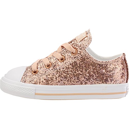 Converse Chuck Taylor All Star Glitter Dust Pink Synthetic 4 US Infant2
