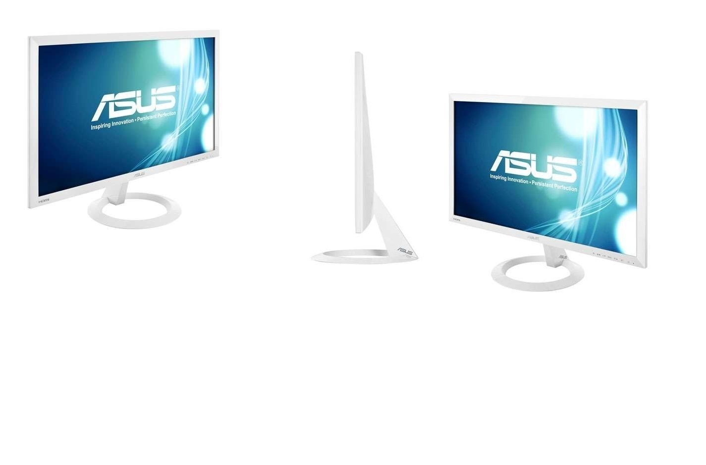 ASUS 23-inch Full HD UltraSlim Gaming Monitor [VX238H-W] 1080p, 1ms Rapid Response Time, Dual HDMI, Built in Speakers, Low Blue Light, Flicker Free, EyeCare