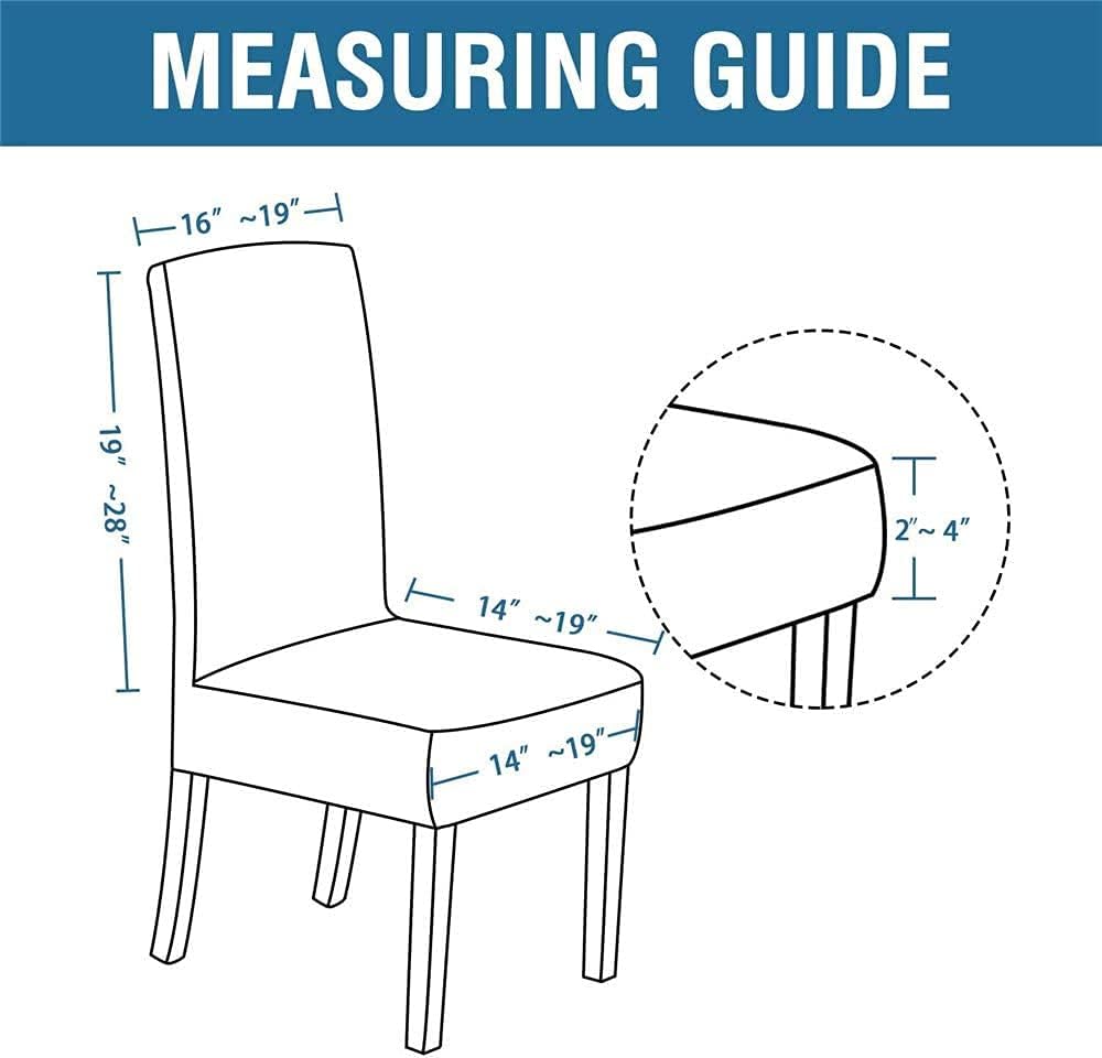 Luxury Velvet Dining Chair Covers Stretch High Back Chair Slipcover Super Soft Dining Chair Protector for Dining Room Kitchen Hotel (Color : Brown, Size : Set of 2)