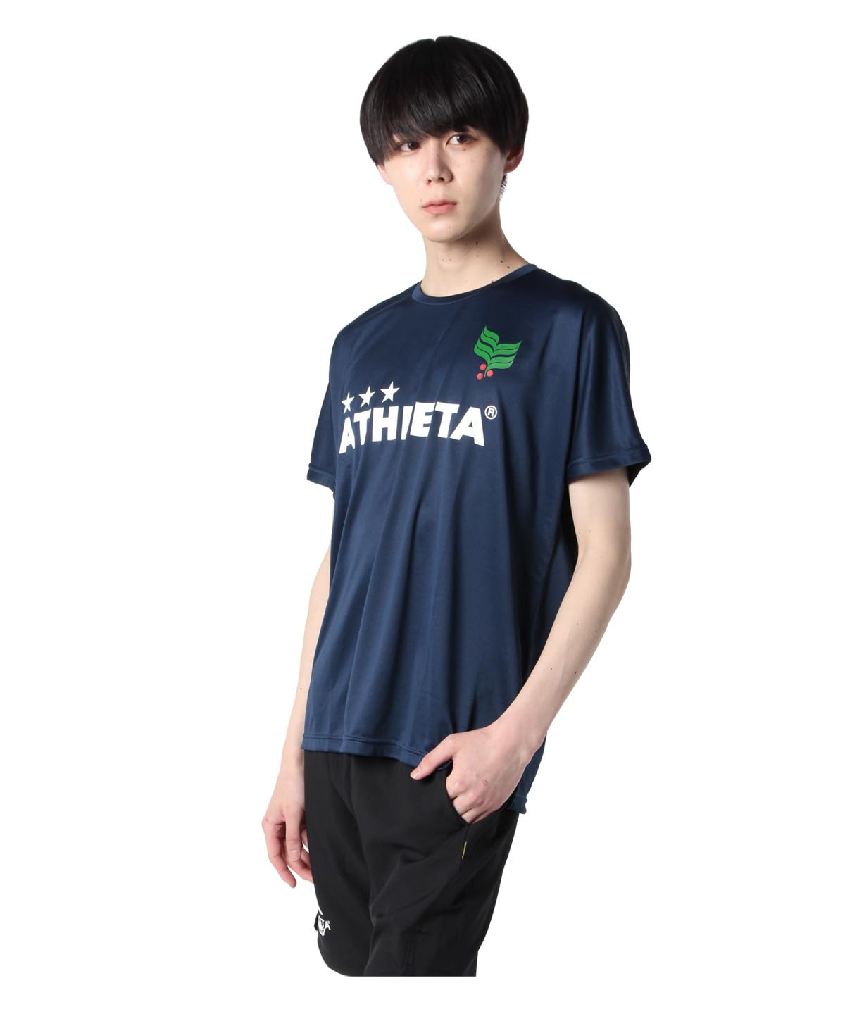 アスレタ 半袖プラクティスシャツ ブラック M FESTIVAL BRASIL 【公式