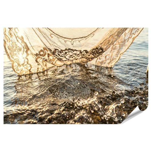 Poster Ombres Sensuelles sur l'Eau Décoration Nature pour Salon Zen