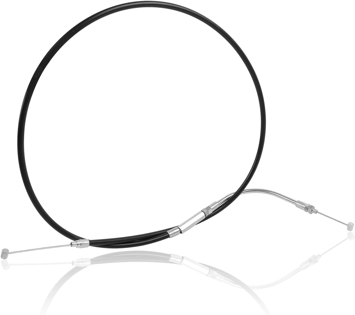 CHIFUN Motorcycle Clutch Cable Wire 64.9" 165cm Long Cable Replacement for Victory Cross Country/Cross Roads/Vision Stainless Braided Clutch Cable