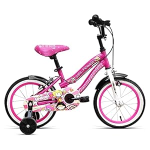 VECTOR 91 Justice League 14T Single Speed Kids Cycles (Pink & White, Ideal for: 3 to 5 Years Unisex) Frame: 8.3 Inch…