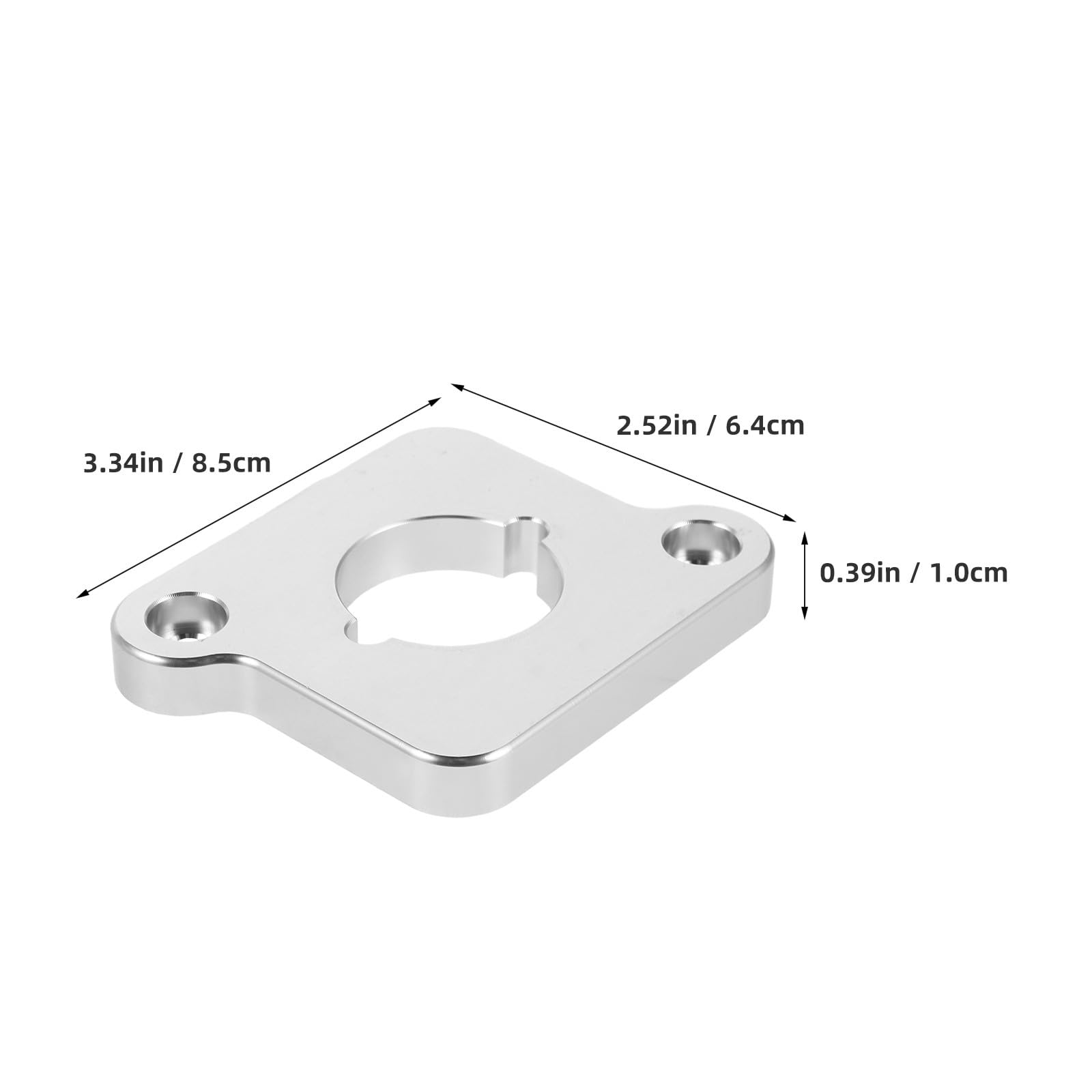 OUNONA Distanziale per Auto Billet Adattatore per Coilpack Piastre di Ricambio per Auto in Argento Billet Parti di Accensione Miglioramento delle Prestazioni Compatibili con Veicoli