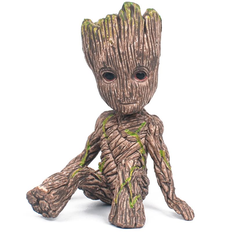Miniature Fairy Garden Sitting Groot Figurine PVC Statue Groot in for Kids Home Decor Miniature Fairy Garden Sitting Groot Figurine PVC Statue Groot in for Kids Home Decor