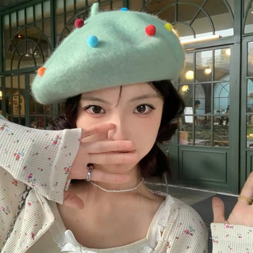 Elegant Wool Berets Hat Unisex Trendy Berets Hat Youth Fashion Hat Versatiles Hat Winter Accessory3