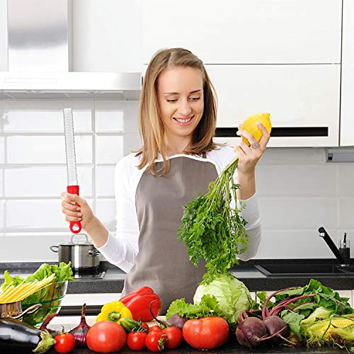 Love Handheld Cheese Grater Stainless Steel Zester for Lemon, Ginger, Garlic, Nutmeg, Chocolate, Vegetables, Fruits with Protect Cover - Image 6