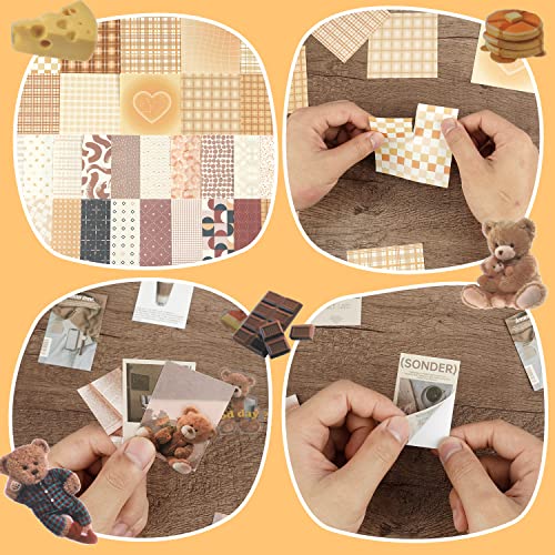 690Pcs Scrapbook Supplies Kit, Coffee Scrapbooking Materials With Scrapbook Stickers & Decorative Paper Cute Casual Scrapbook Paper Sticker For Journaling For Girls Women Bullet Junk Journal Planner #TOP4