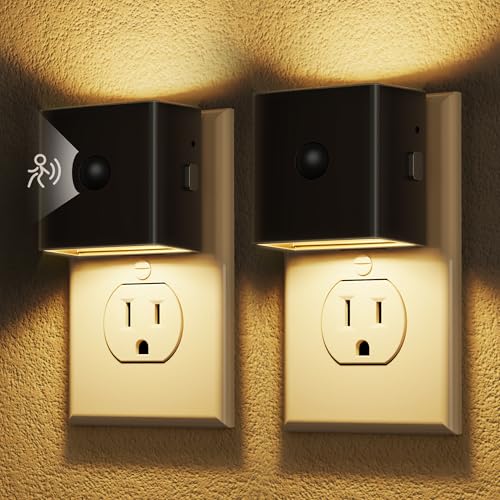 Image of DORESshop Motion Sensor Night Light [2 Pack],Night Lights Plug into Wall