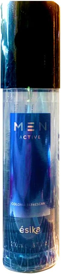 Men Active Refreshing Cologne, Herbal Aroma with Fresh Notes of Bergamot and Mint, 6.7 fl oz / 200ml