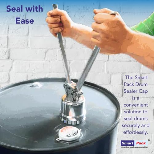 Image of SMART PACK Drum Cap Capping Plier and Sealing Tool for Drum | Mastering the Sealing Techniques | Secure Drum Closure | Portable Sealing Device | Handheld Tool and Sealing Size 3.5 INCH