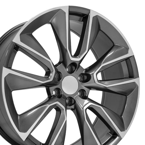 Gloss Gunmetal Machined Rim