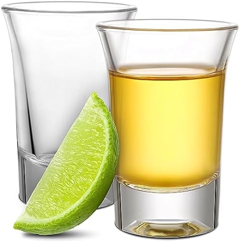 Praknu 12-Piece Crystal Shot Glass Set Cover