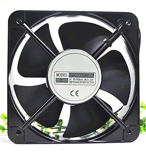 Ventilador de refrigeración 220 V elimina calor acumulado en armarios con extractor de 200x60mm