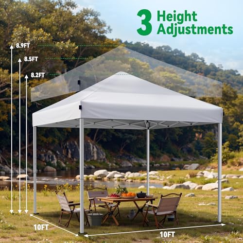 Driftalia 10x10 Pop Up Canopy with Sandbags