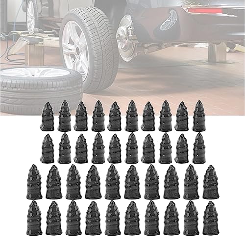 Kit de Reparo de Pneus a Vácuo, Parafusos de Borracha para Reparo de Pneus Eficientes e Rígidos para