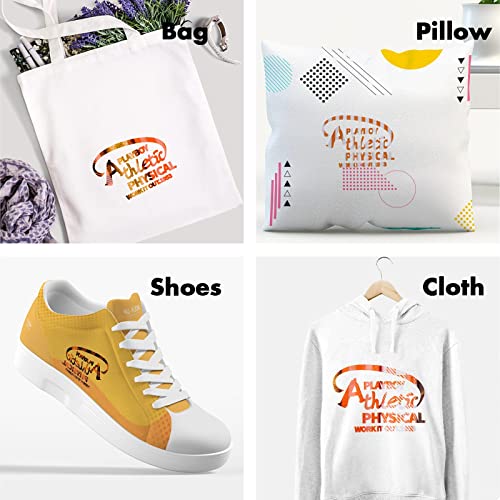 Izood Htv Heat Transfer Vinyl Bundlehalloween Glitter Iron On Vinyl And Plaid Orange Pattern Pu Vinyl, 8 Pack 12X 10 Htv Vinyl For Diy Tshirt Gifts By Cricut, Silhouette Cameo Or Heat Press #TOP6