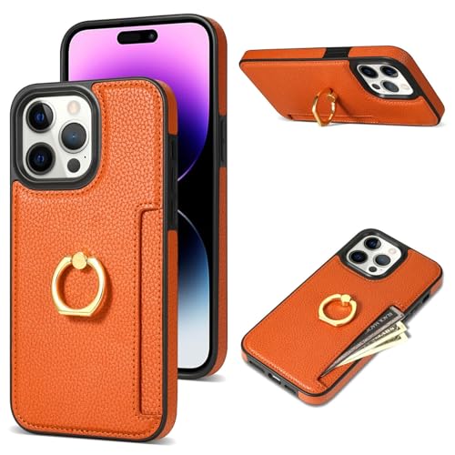 Coque iPhone 15 Pro avec porte-carte et anneau pour un quotidien actif