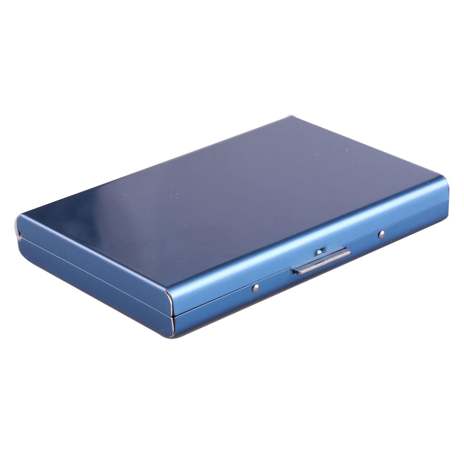 Credit Card Holder RFID Blocking Card Case Metal Slim Wallet ID Card Business Cards Protector for Men Women, blue,-picture-56