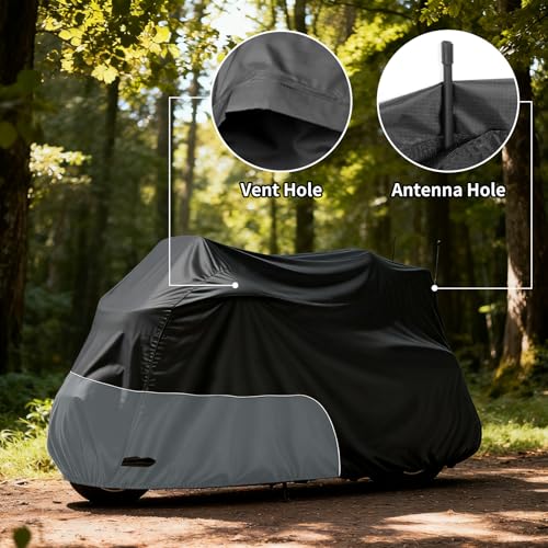 Image of Motorcycle Cover Heavy Duty 300D Waterproof for Touring Ultra