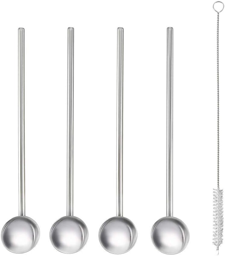 Metaltex Cocktail Spoons/Straws Inox