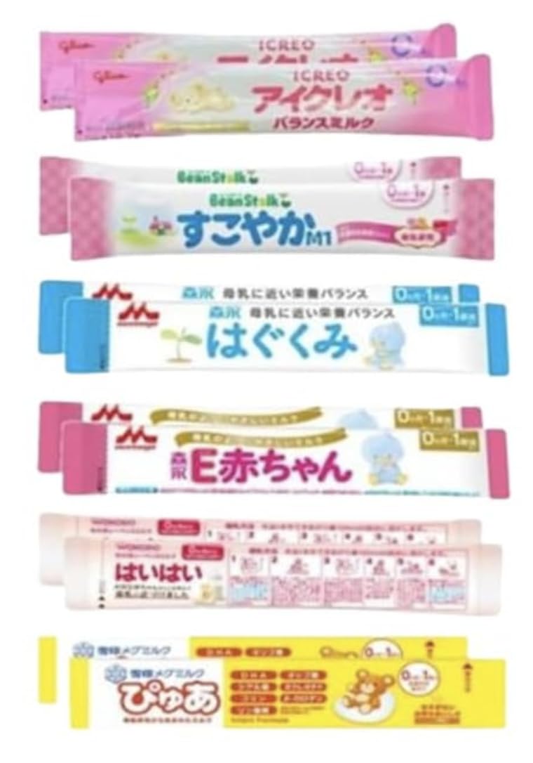 粉ミルク　まとめ売り　アイクレオ　はぐくみ　すこやか　他 Amazon.co.jp: 【6種類11本】粉ミルク 6大ブランド お試し