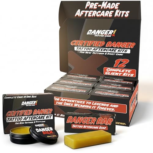 Banger Tattoo Aftercare Kits for Artists - 12 Client Ready