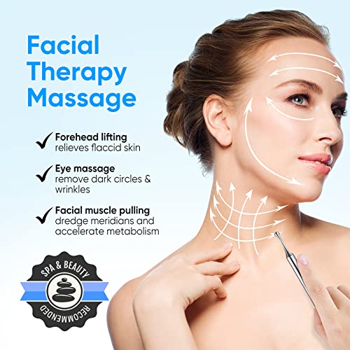 Acupuncture Pen, Facial Reflexology Tools, Stainless Steel Dual Head Ear And Body Point Probe Massage Tool #TOP1