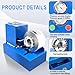 Electric Hydraulic Hose Crimper with 8 Dies, Portable Crimping Machine for1/4