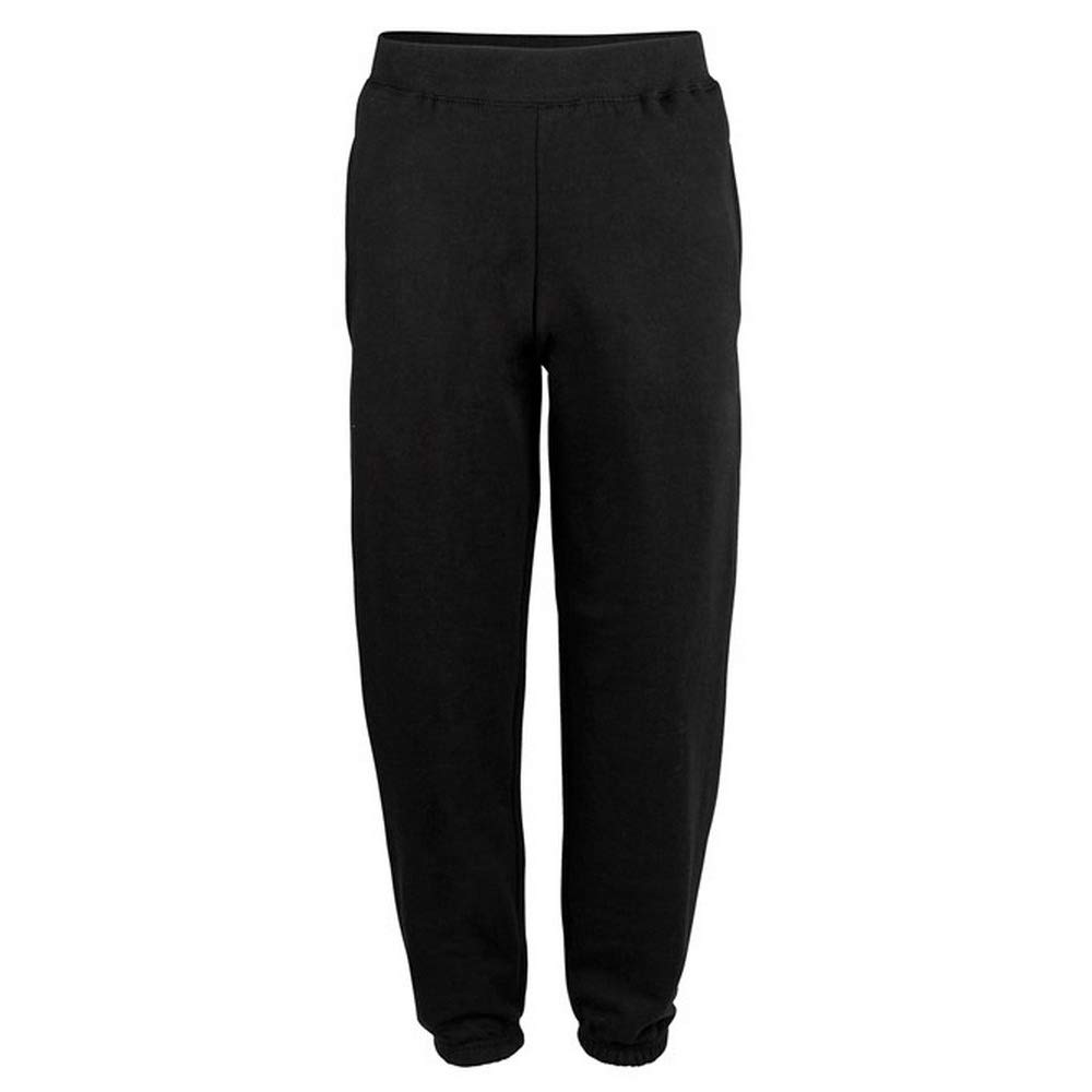 AWDis Just Hoods JH072 College Cuffed Sweatpants Deep Black XL Size: X