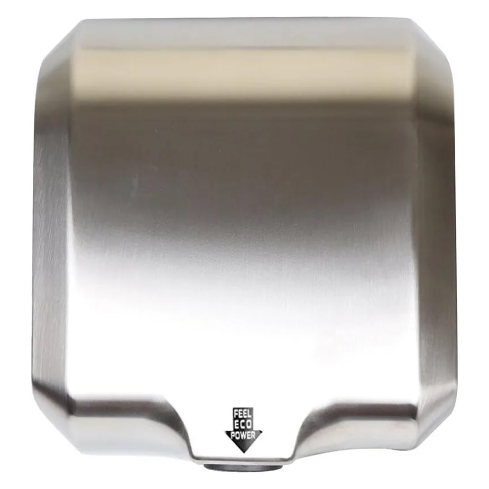 Händetrockner, Kommerzieller Edelstahl-Händetrockner, 1800 W, automatischer Hochschwindigkeits-Hochleistungs-Händetrockner, matt poliert(Sliver)