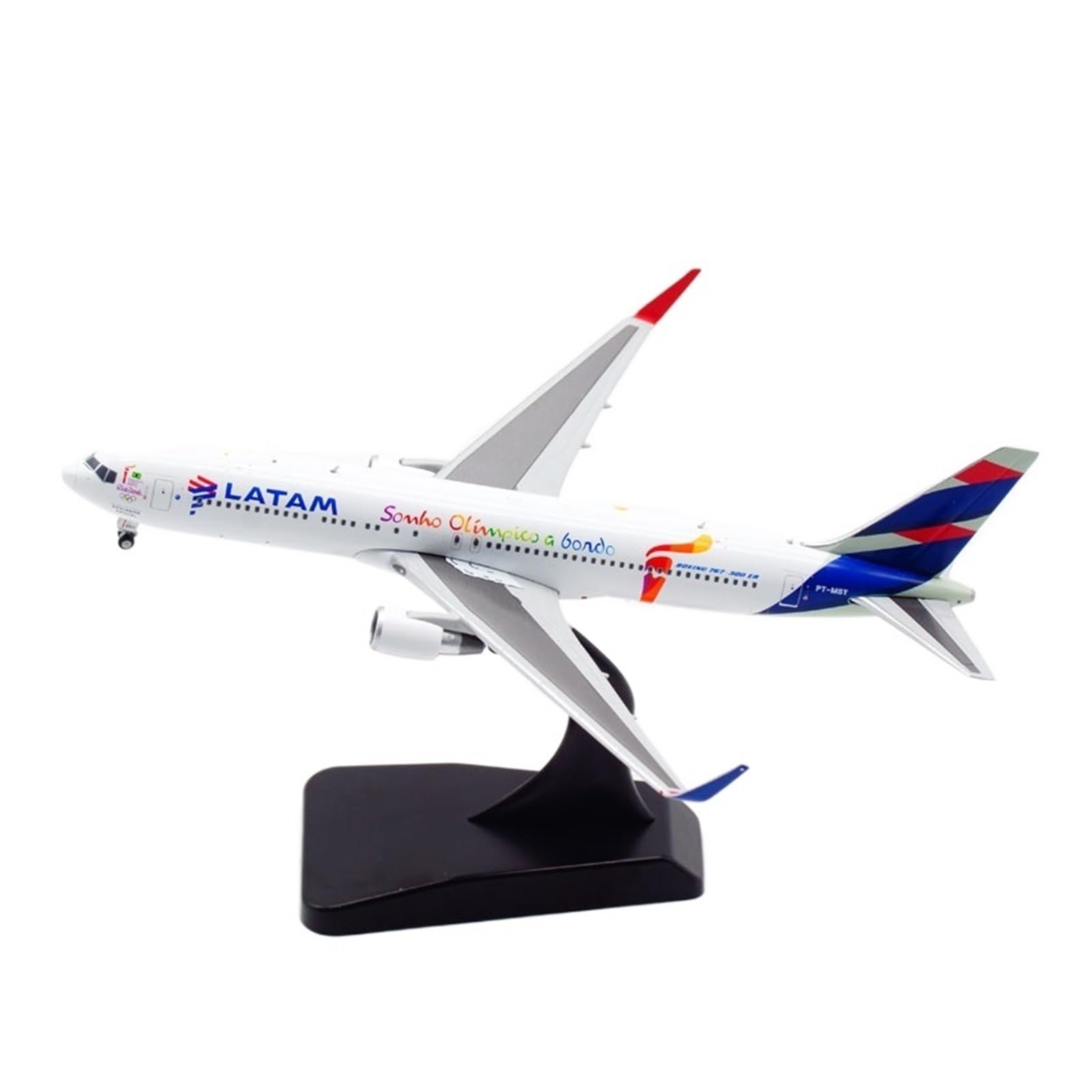 Amazon.com: ModelHomeB Escala 1:400 B767-300ER PT-MSY LATAM