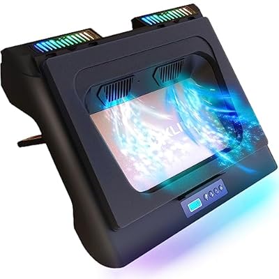 KLIM Everest Base de refrigeración para portátiles - 2 Ventiladores Turbo de 4300 RPM para un Rendimiento máximo - Evita el sobrecalentamiento y Protege tu portátil Gaming - 14 a 17" - Nuevo | Ya disponible en tu tienda friki favorita! En mundofriki.es!