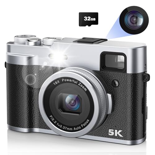 Amazon | Sixtary デジタルカメラ 5K デジカメ 4800万画素 前後カメラ